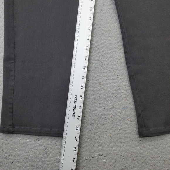 Jarbo Straight Leg Jeans Mens 42 Black Regular Fit Flat Front Stretch Outdoor - Picture 4 of 10